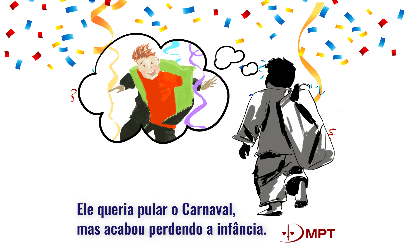 MPT faz campanha contra trabalho infantil no Carnaval